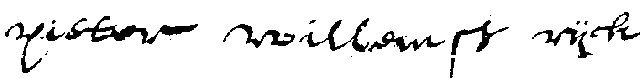 Handtekening  Pieter Willems Rijck